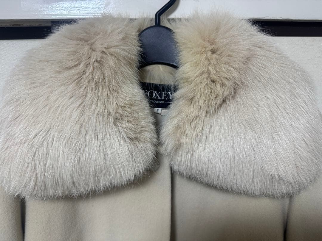 美品❗️FOXEY毛皮ファーコート 定価50万くらい