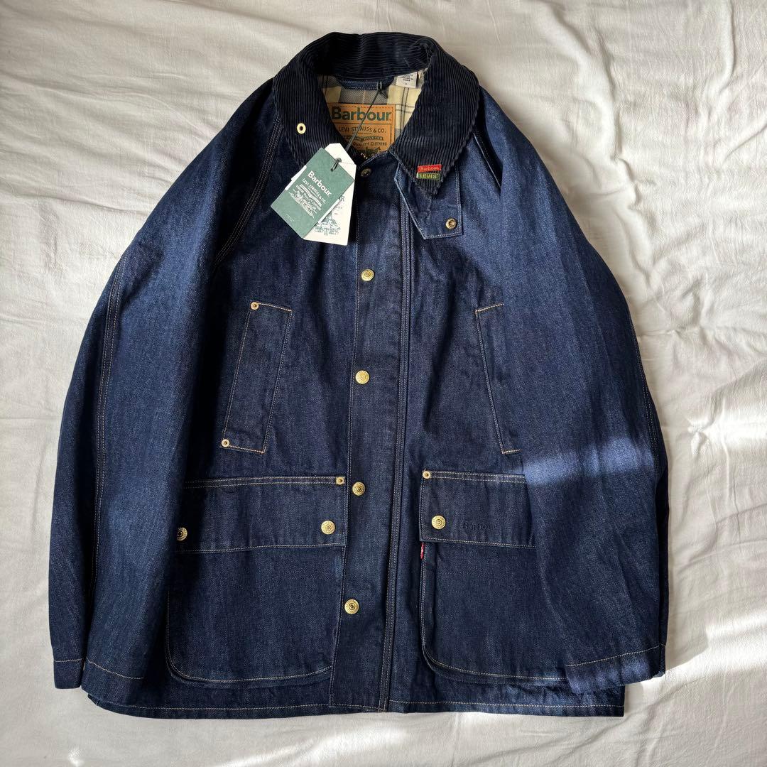 Levi's × Barbour os bedale denim jacket