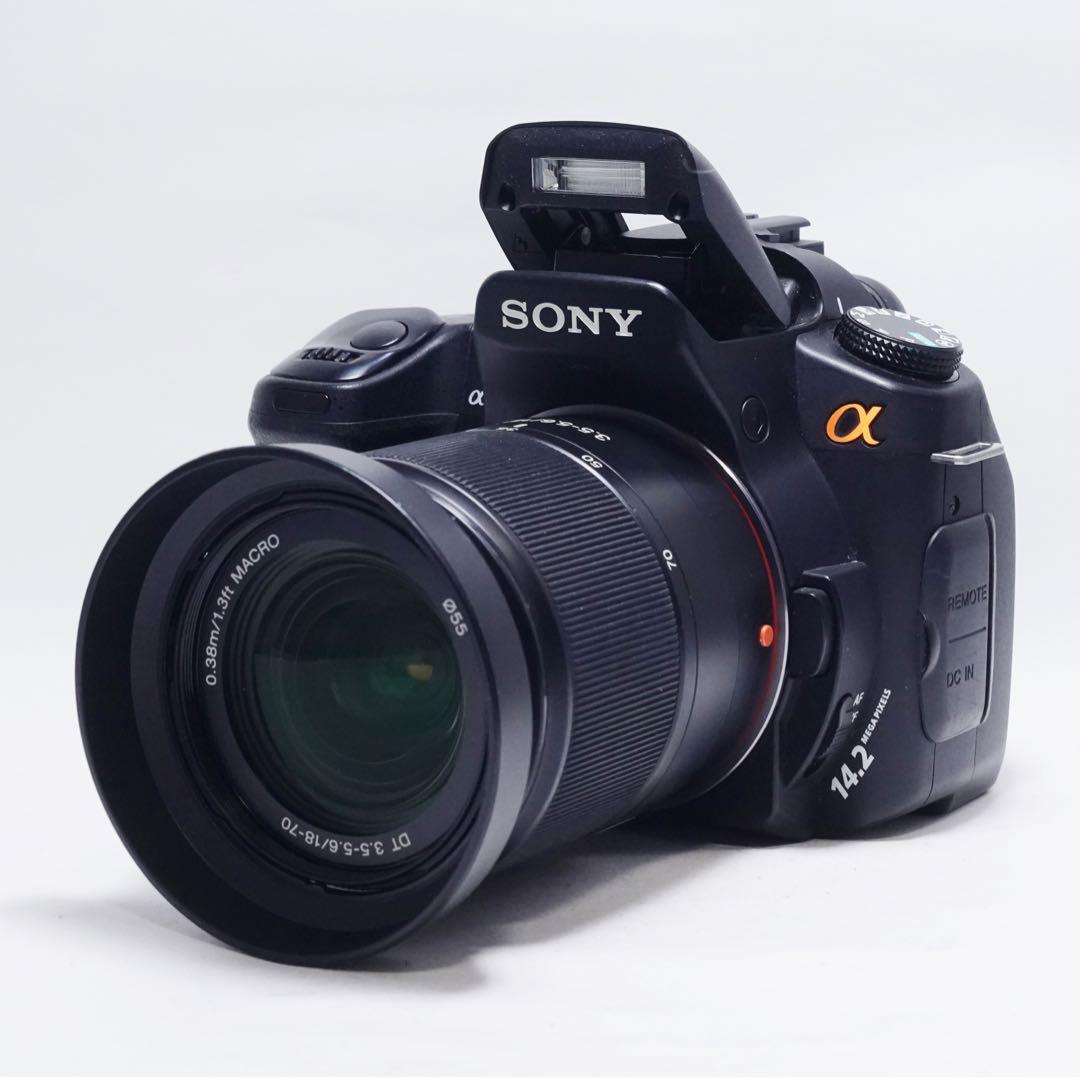 動作確認済 美品 SONY α350 DSLR-A350 18-70mm セット