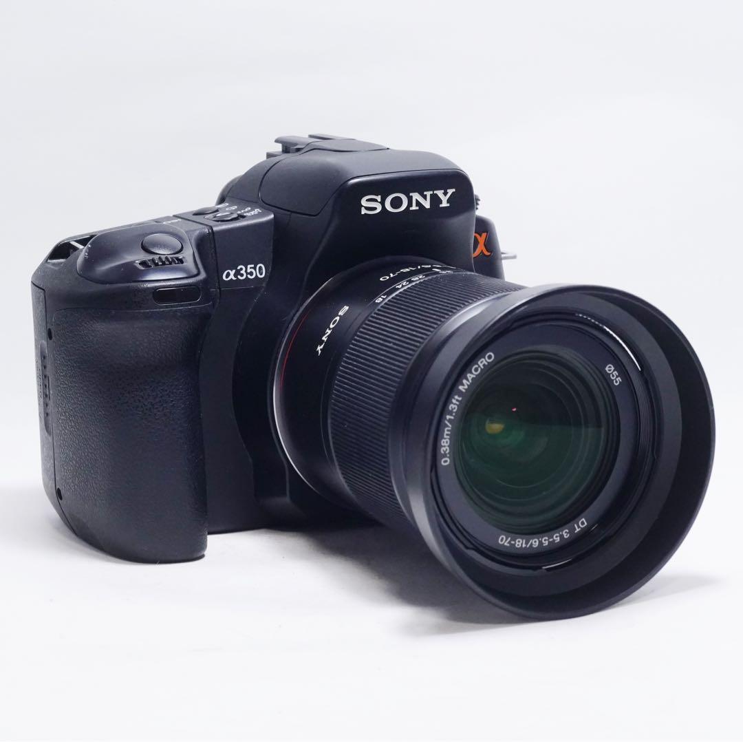 動作確認済 美品 SONY α350 DSLR-A350 18-70mm セット