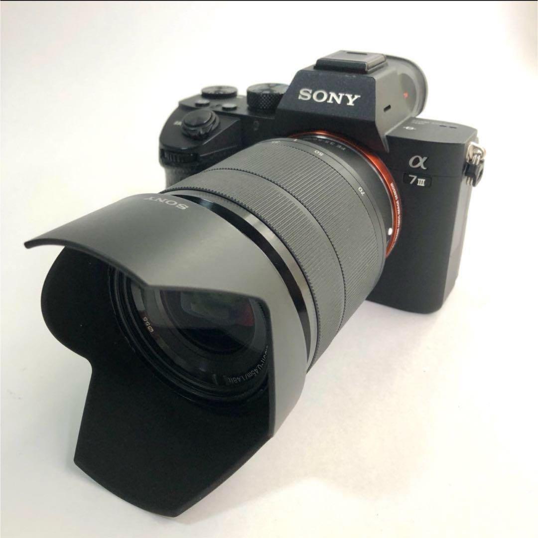 SONY α7Ⅲ レンズキット ミラーレス 一眼 バッテリー2個付き
