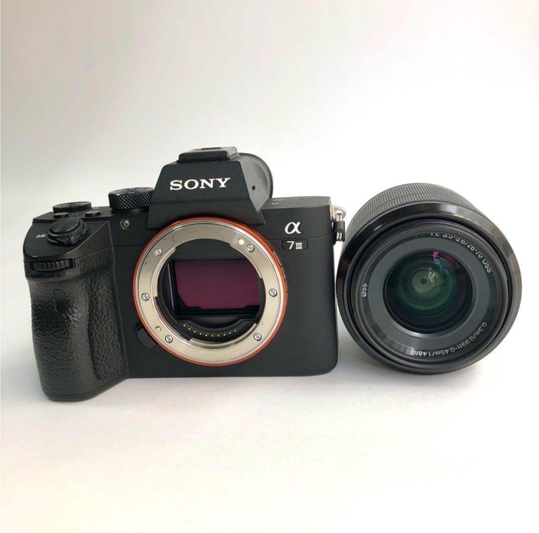 SONY α7Ⅲ レンズキット ミラーレス 一眼 バッテリー2個付き