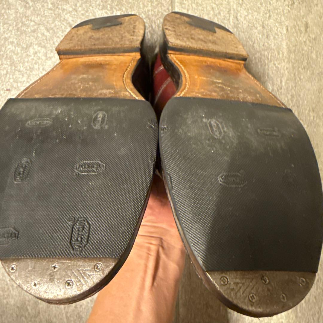 【美品】ALDEN コードバン バーガンディ Uチップ 2210 シューツリー付