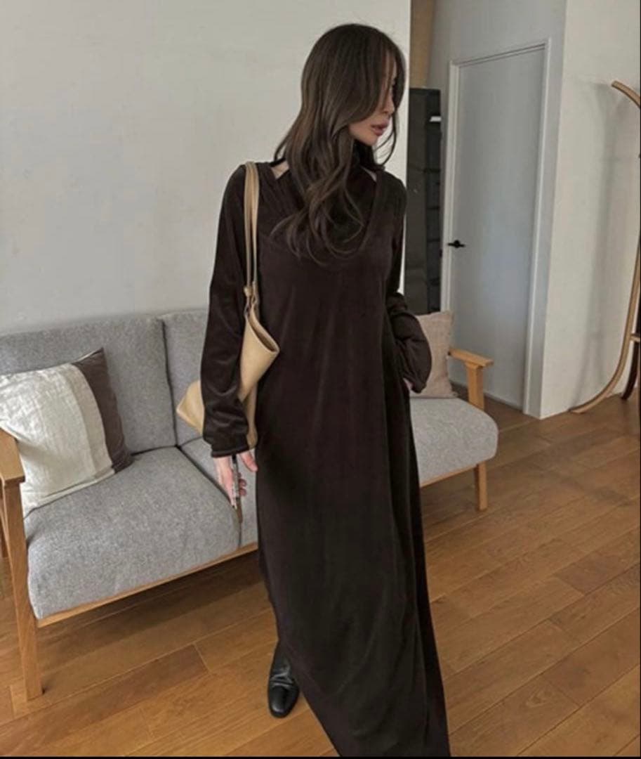 ワンピース willfully corduroy layered like velvetOP