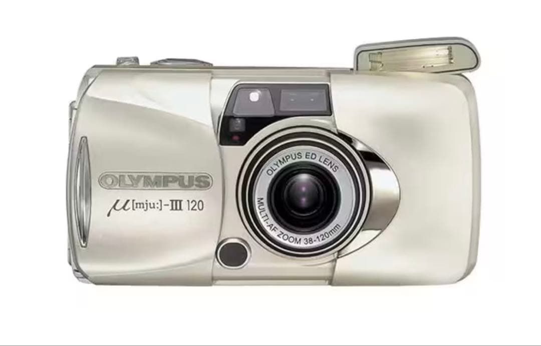k*7様 超美品　OLYMPUS　μ−3 120 ミュー　mju フィルムカメラ