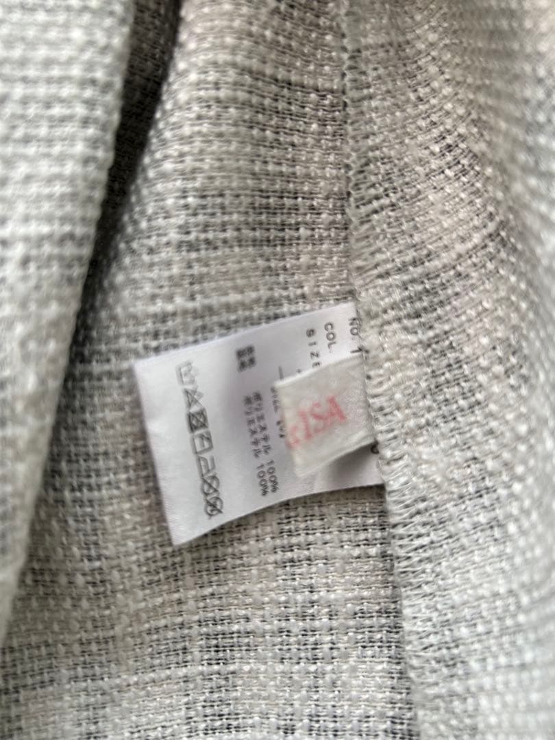 LIZLISA ギンガム ツイード サスペンダー 付スカパン ギンガムチェック