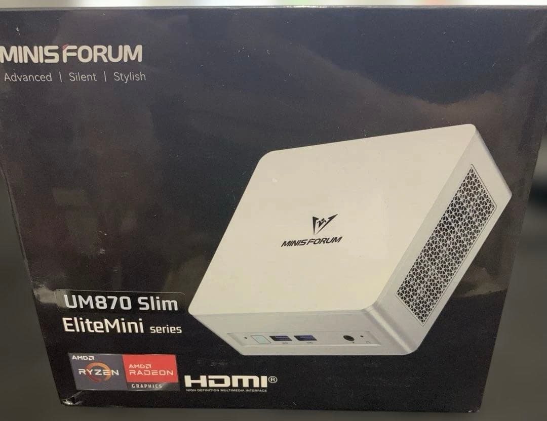 MINISFORUM UM870 Slim ミニpc