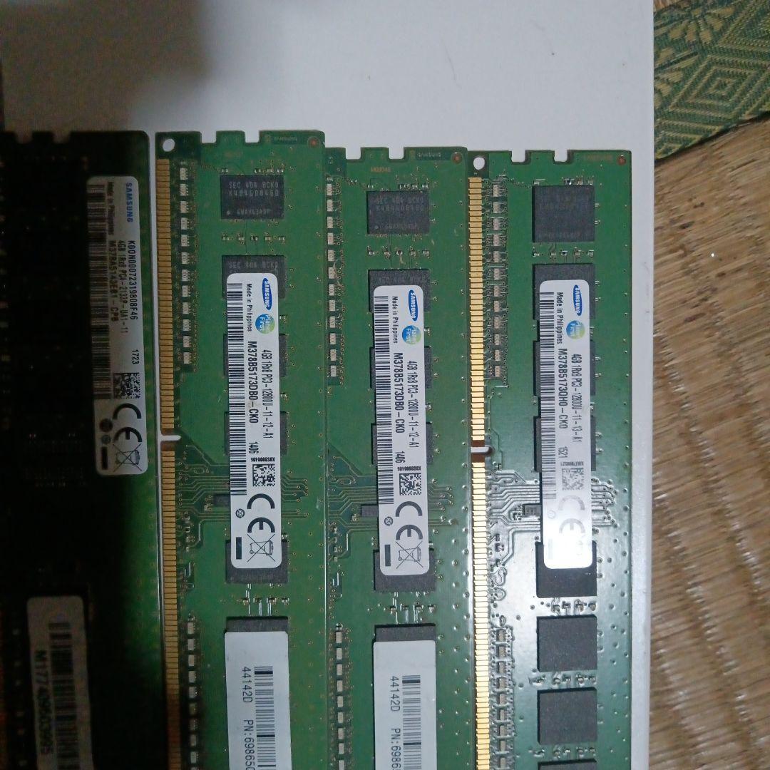 Samsung SK hynix その他 メモリー 4GB 計16枚　ジャンク