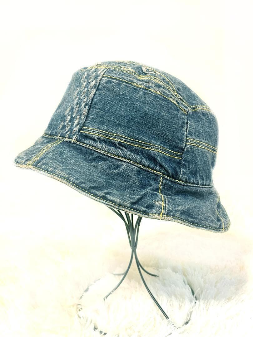 ルイヴィトン ボネ・ダミエ デニム nigoコラボ ジャイアントハット 帽子
