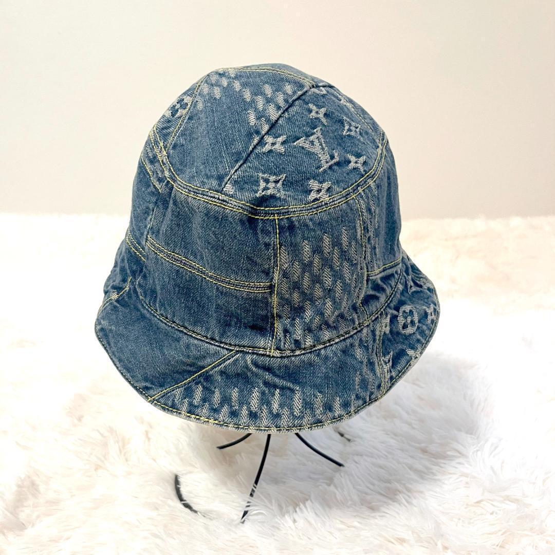 ルイヴィトン ボネ・ダミエ デニム nigoコラボ ジャイアントハット 帽子