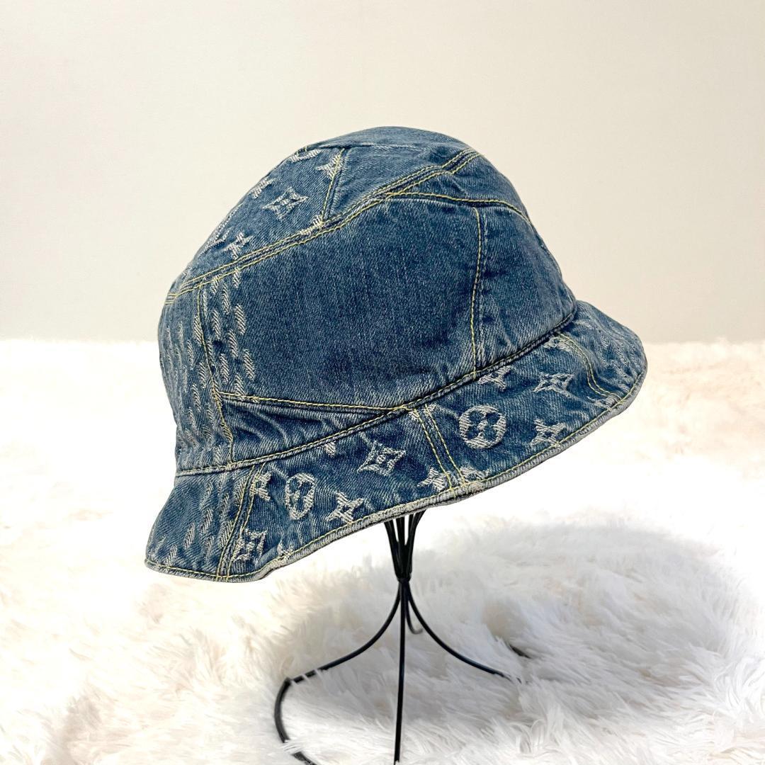 ルイヴィトン ボネ・ダミエ デニム nigoコラボ ジャイアントハット 帽子
