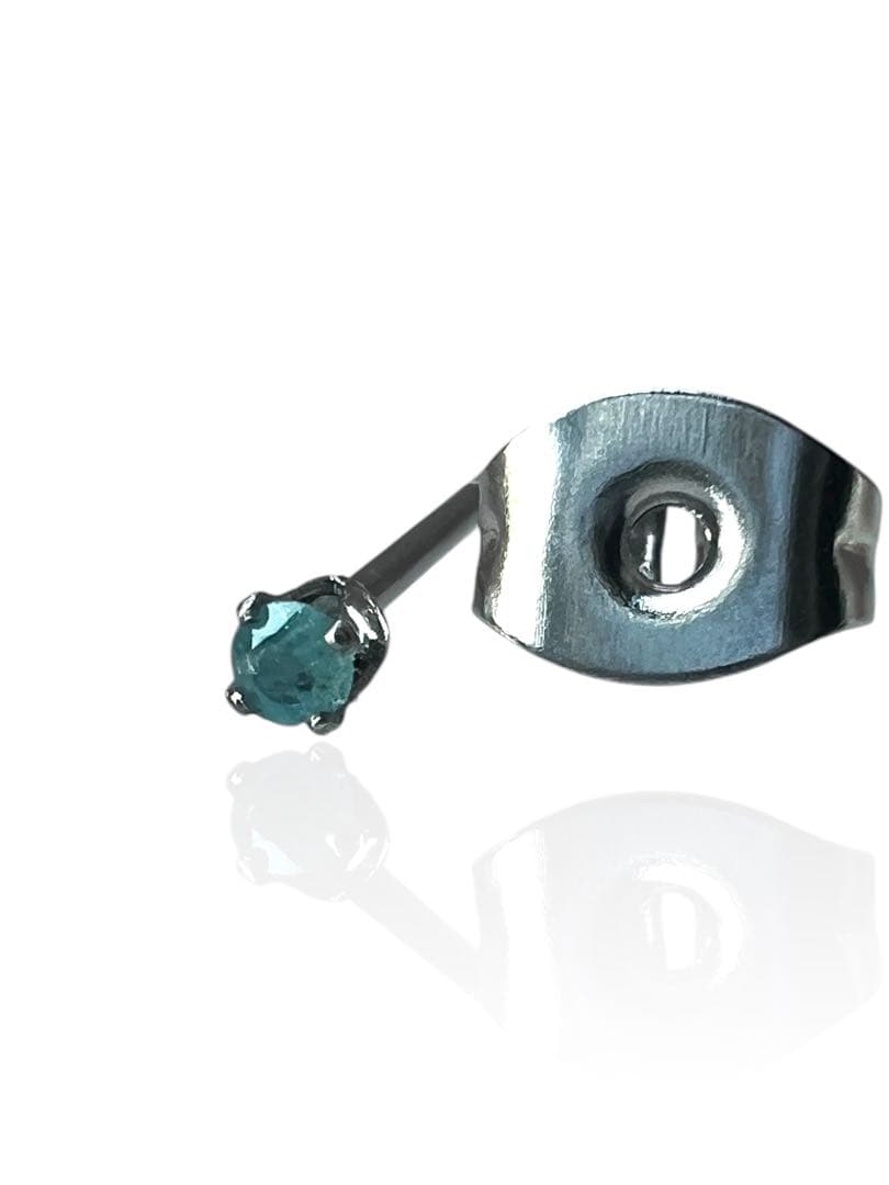 パライバトルマリン　ブラジル産　セカンドピアス