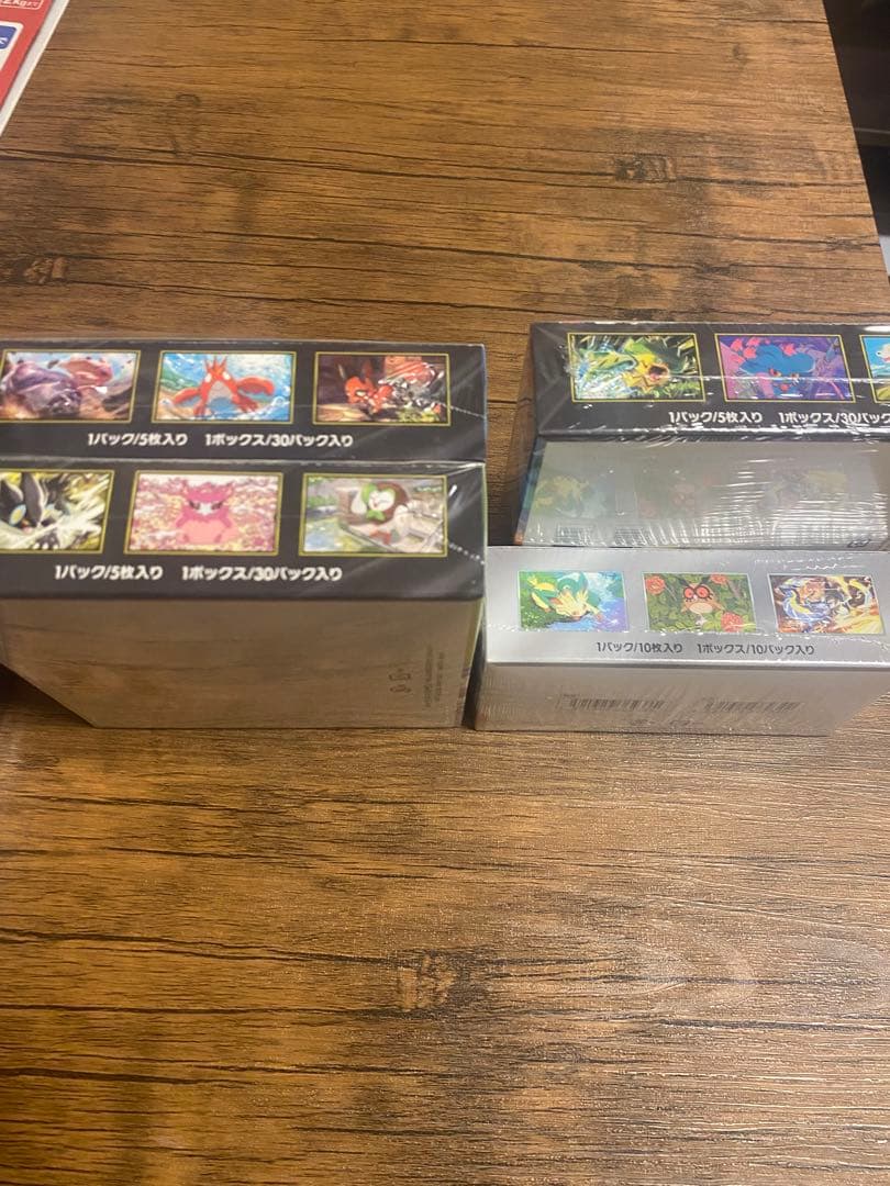 ポケモンカード　4ボックスシュリンク付き(テラスタルフェス、インフェルノX)