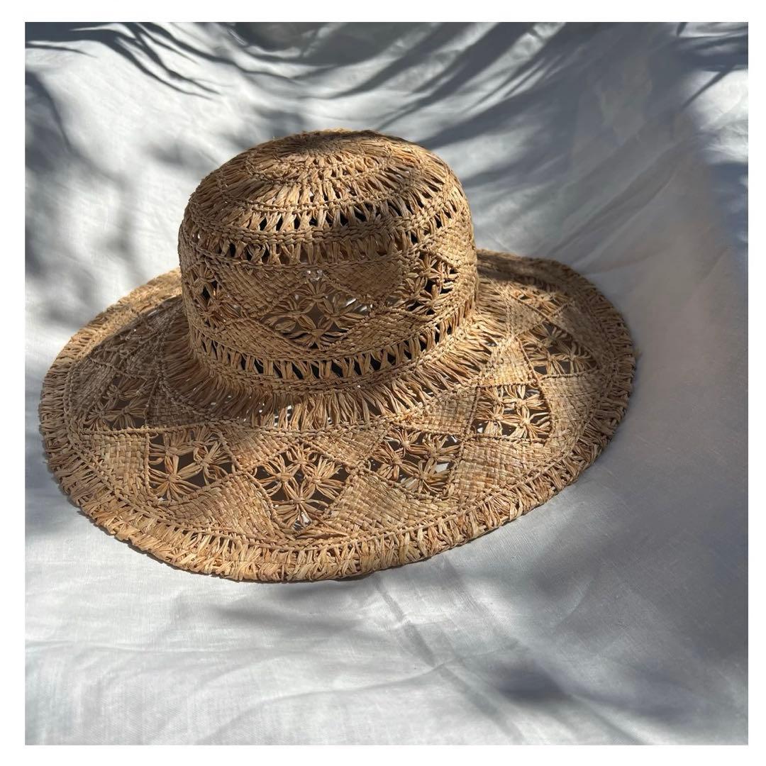 marihoja マリホジャ　Vintage Raffia Lace Hat