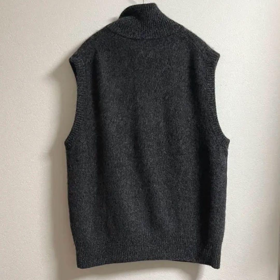 トップス MAATEE&SONS HALF JIP SWEATER VEST