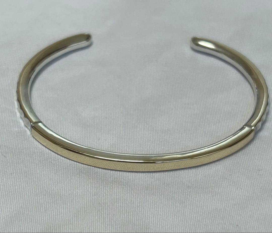 スタージュエリー　バングル　シルバー925/K10 ゴールド