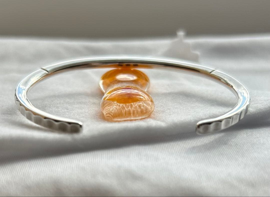 スタージュエリー　バングル　シルバー925/K10 ゴールド