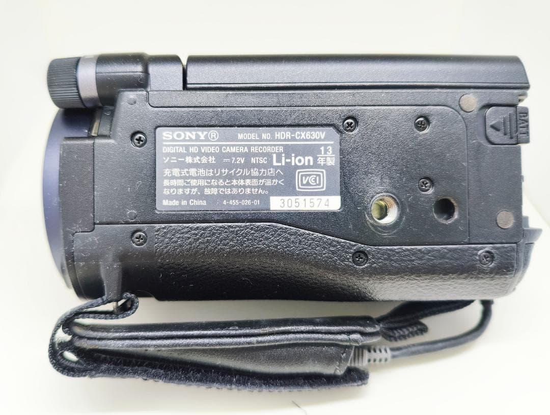 SONY HDR-CX630V 本体のみ 液晶パネル汚れ【ジャンク扱】