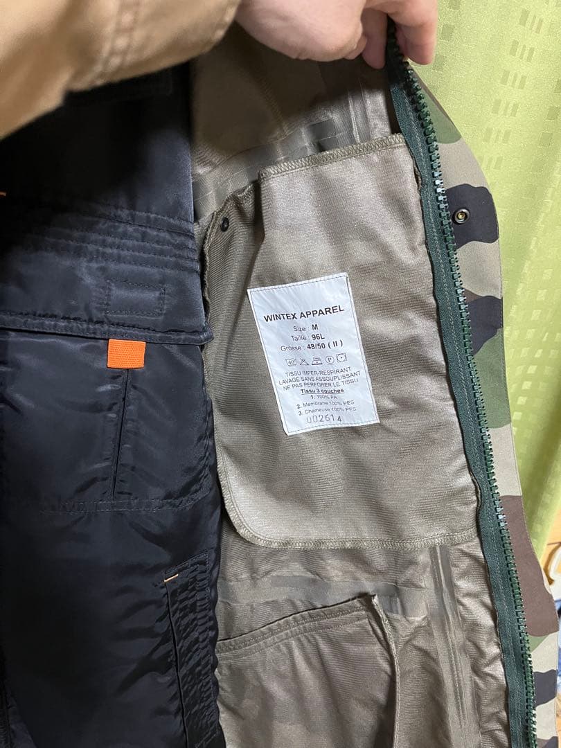 フランス軍/WINTEX APPAREL/ミリタリージャケット　迷彩