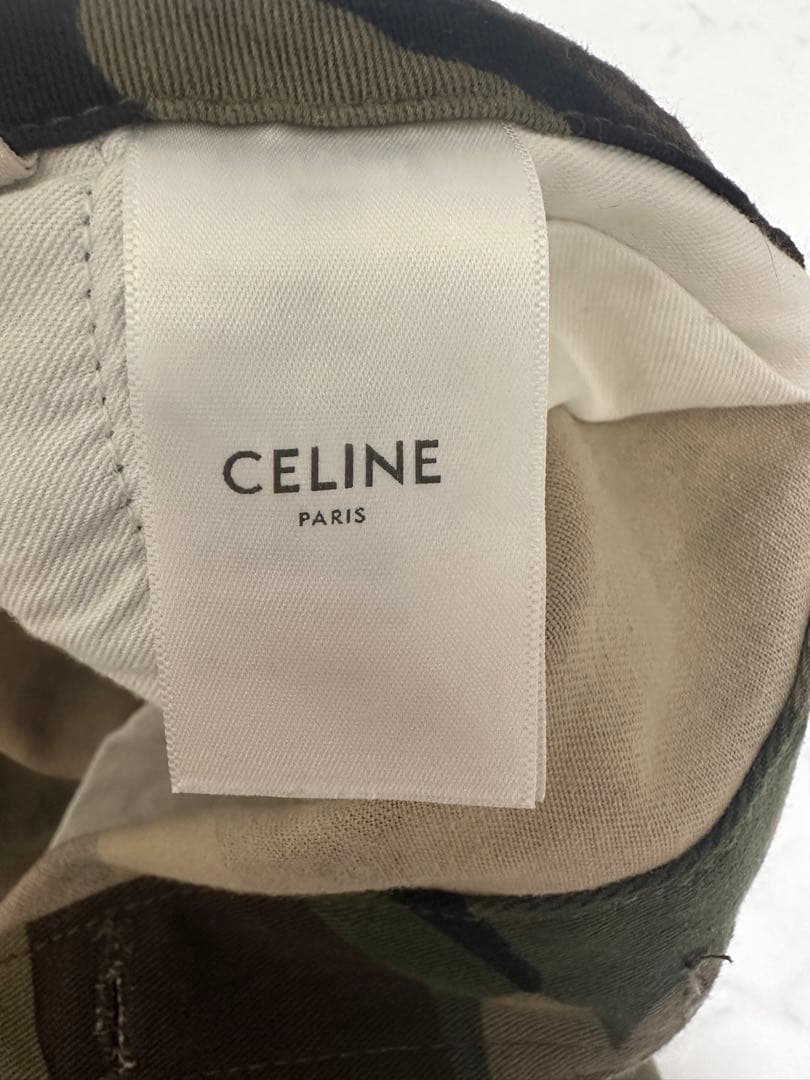 Celine セリーヌ　カーゴパンツ　迷彩　カモ　カモフラージュ