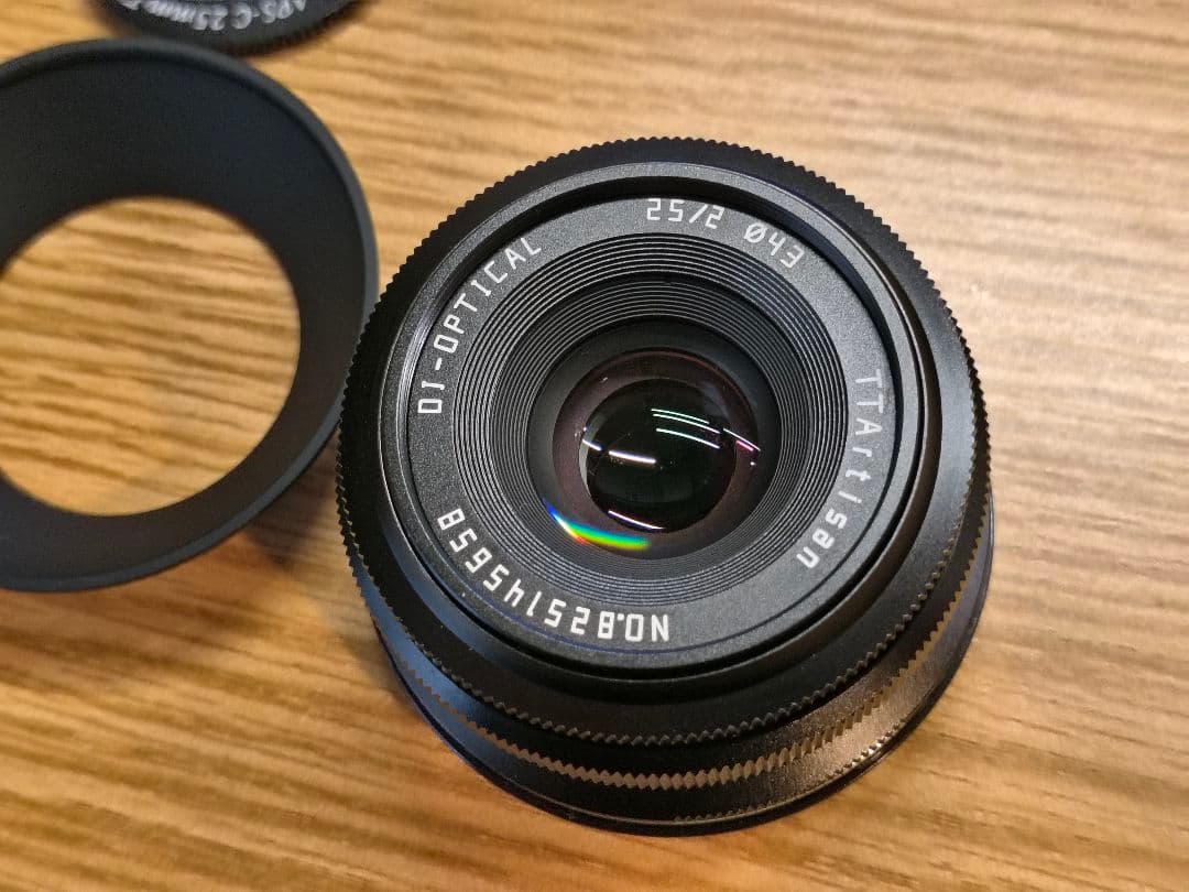 TTArtisan 25mm f/2.0 Zマウント レンズ フード付き