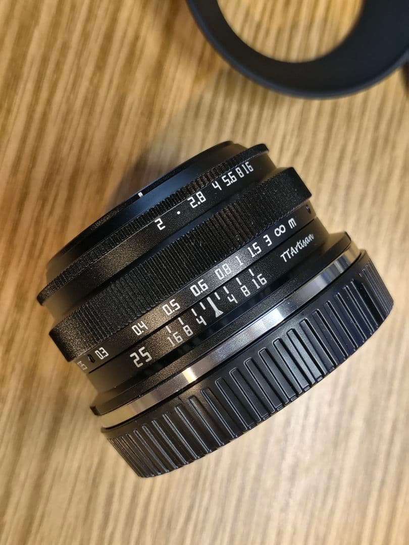 TTArtisan 25mm f/2.0 Zマウント レンズ フード付き