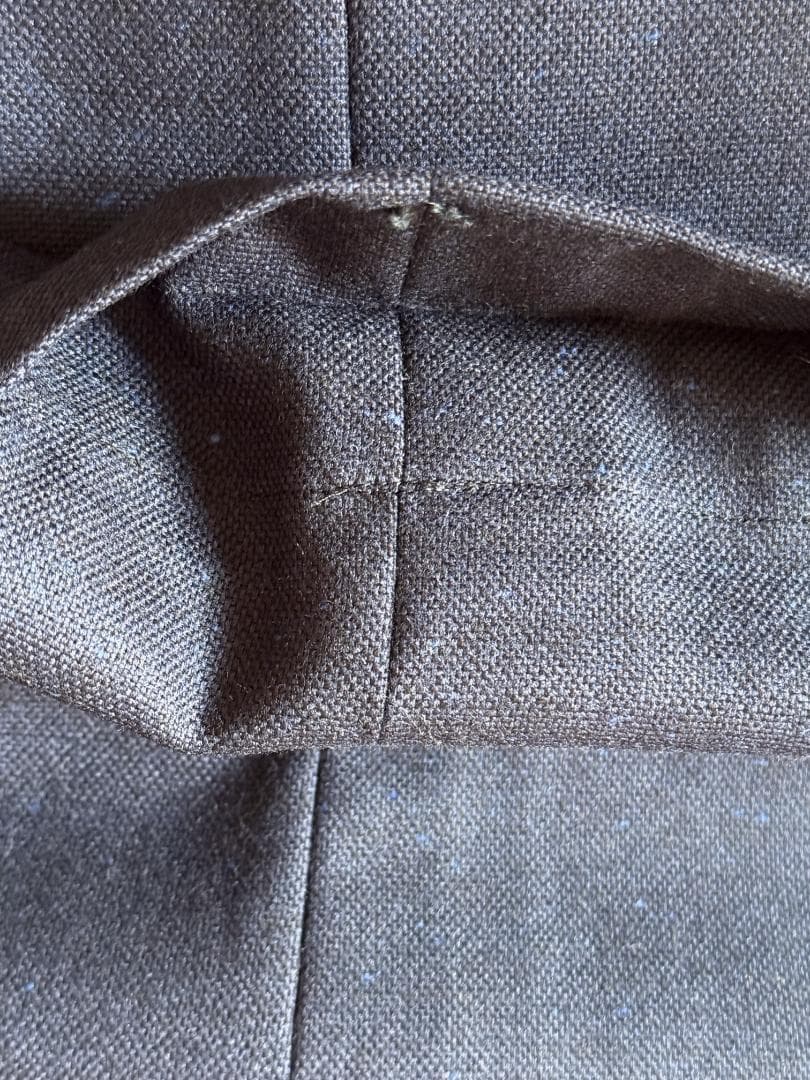 ユニバーサルランゲージ DORMEUIL ネイビー　３つボタンスーツ　M