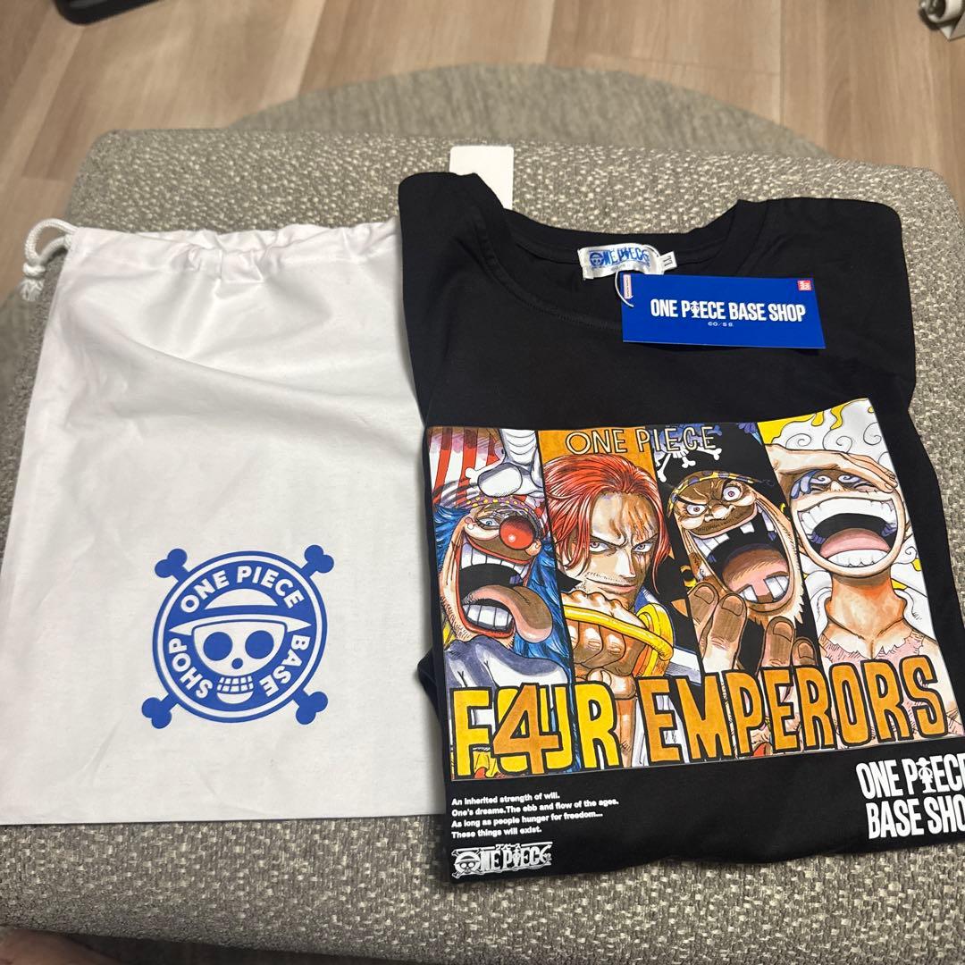 ワンピースベースショップ オリジナルTシャツ 4皇 ロゴ入り 巾着付き