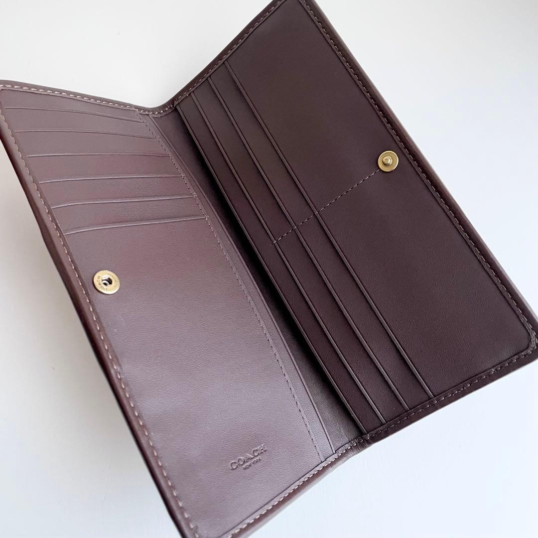 コーチ COACH 長財布 エッセンシャル スリム シグネチャー 現行品 新品