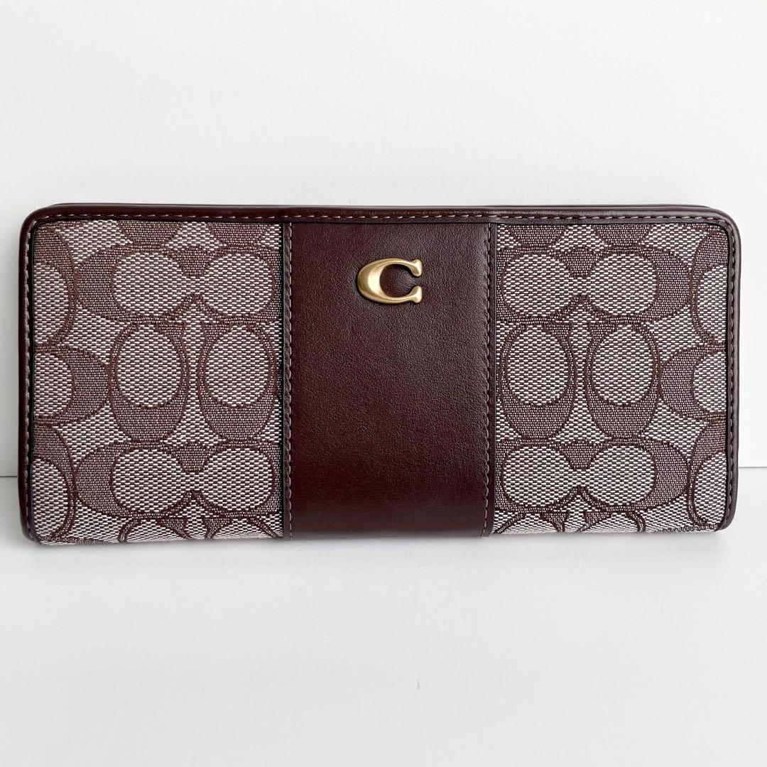 コーチ COACH 長財布 エッセンシャル スリム シグネチャー 現行品 新品