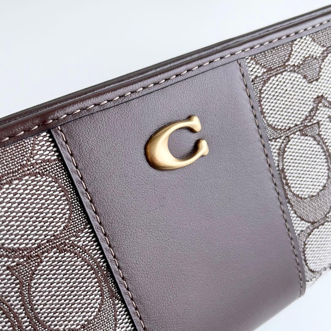 コーチ COACH 長財布 エッセンシャル スリム シグネチャー 現行品 新品
