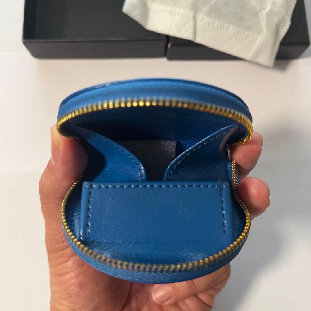 皇居限定♪馬蹄型♪小銭入れ♪財布♪ブルー♪新品未使用品