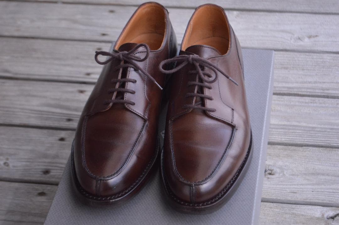 CROCKETT＆JONES　MORETON　7E　ダークブラウン　Uチップ