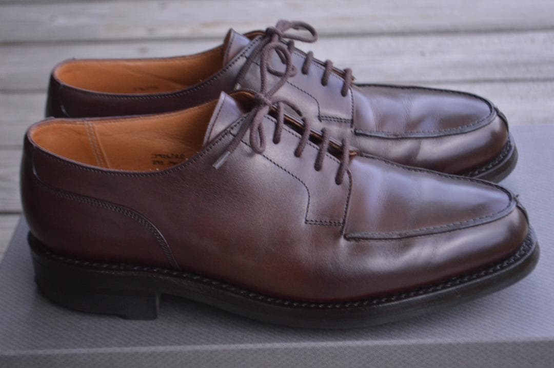 CROCKETT＆JONES　MORETON　7E　ダークブラウン　Uチップ