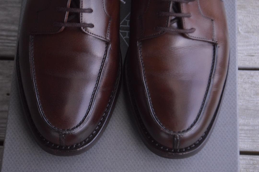 CROCKETT＆JONES　MORETON　7E　ダークブラウン　Uチップ