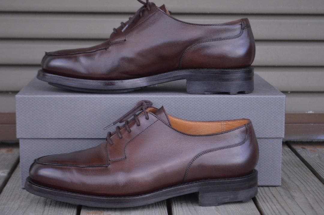 CROCKETT＆JONES　MORETON　7E　ダークブラウン　Uチップ