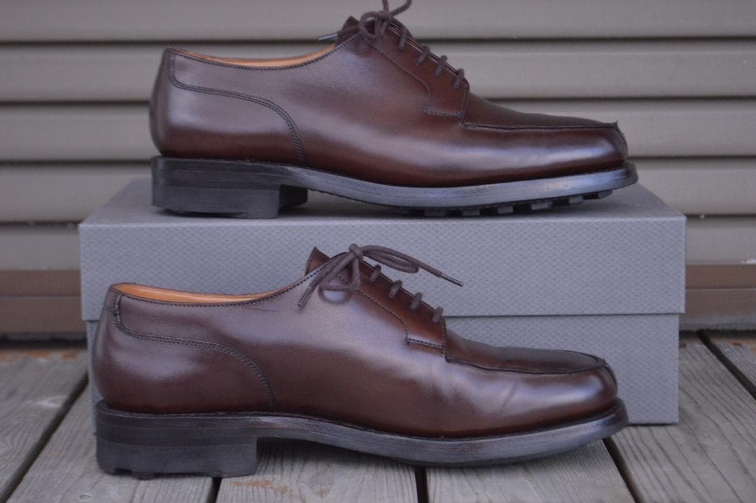 CROCKETT＆JONES　MORETON　7E　ダークブラウン　Uチップ