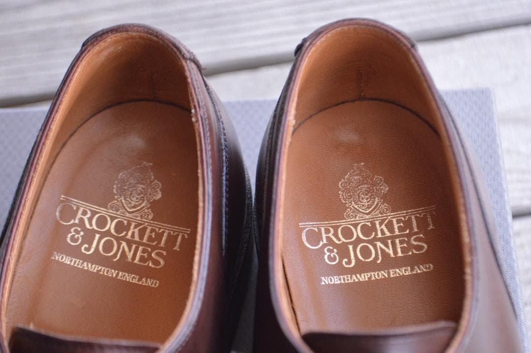 CROCKETT＆JONES　MORETON　7E　ダークブラウン　Uチップ