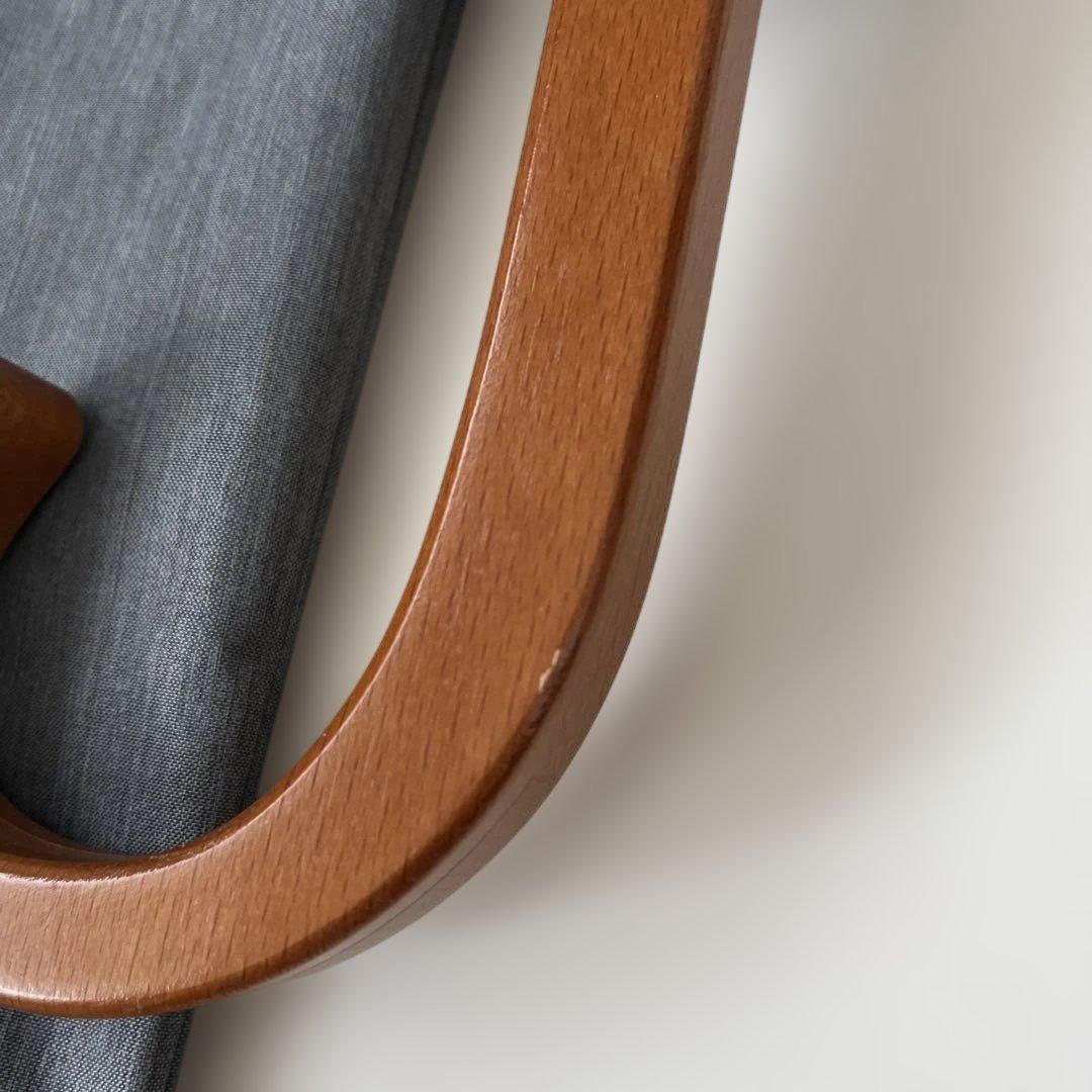 フリル付き折りたたみ日傘 グレー　サンバリア　遮光100