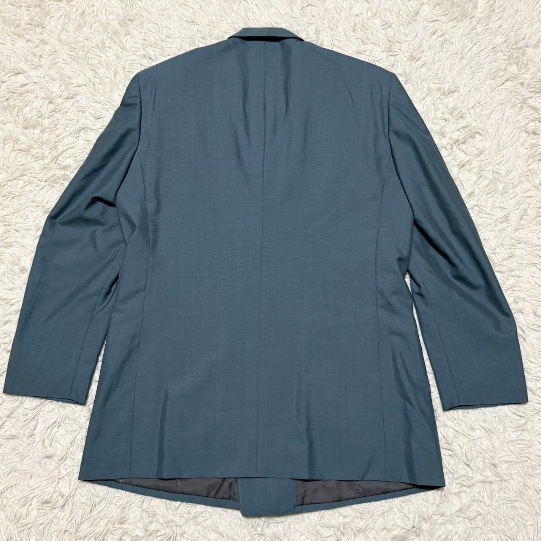 美品 クリスチャン ディオール スーツ セットアップ ダブル 銀ボタン モヘア混