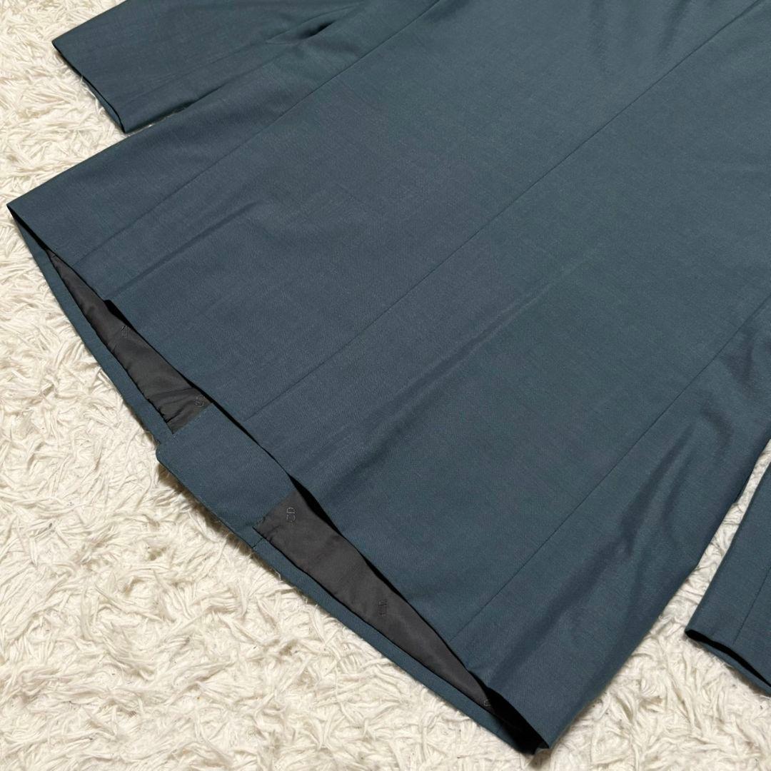 美品 クリスチャン ディオール スーツ セットアップ ダブル 銀ボタン モヘア混