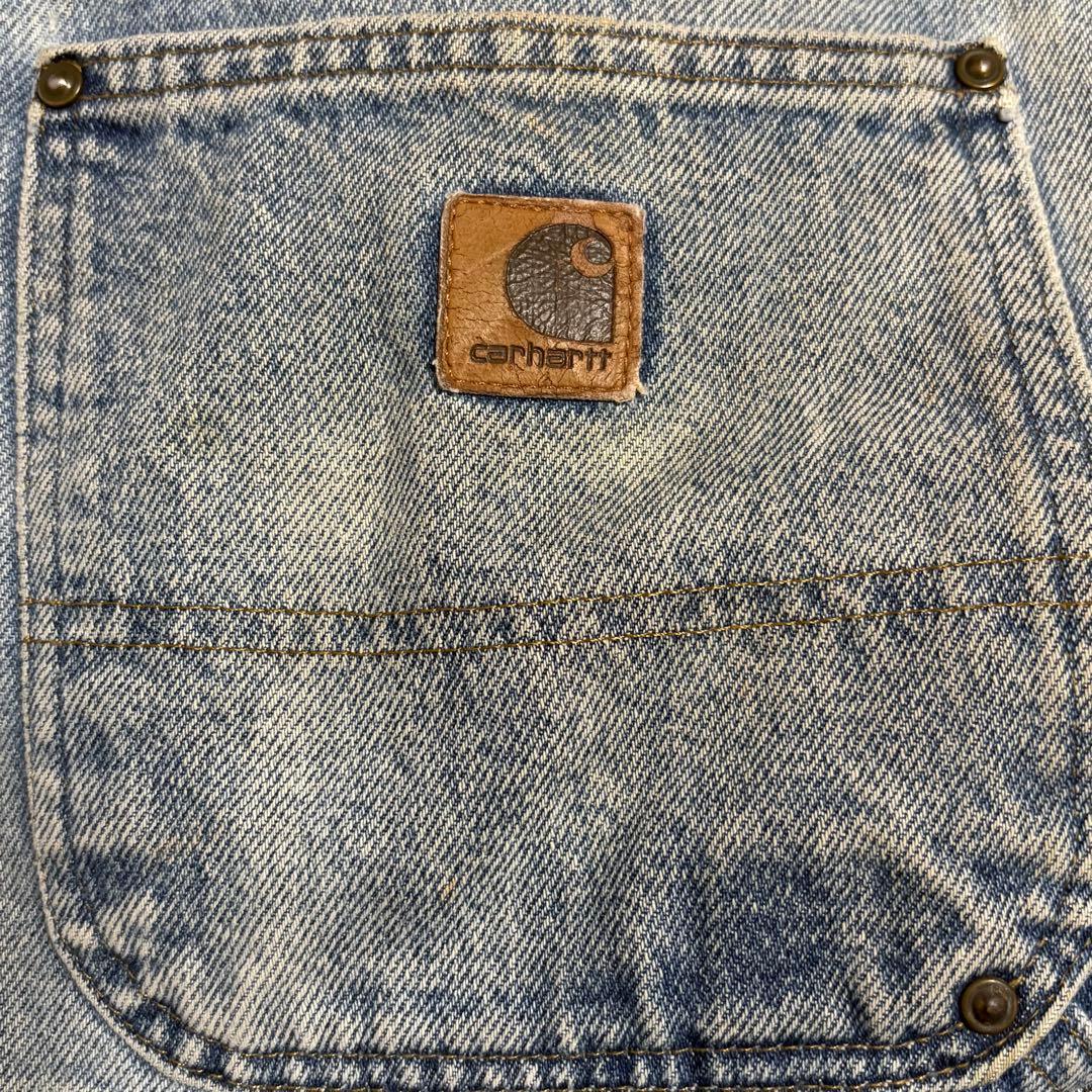 【希少】00s Carhartt ダブルニーデニムペインターパンツW44 L30