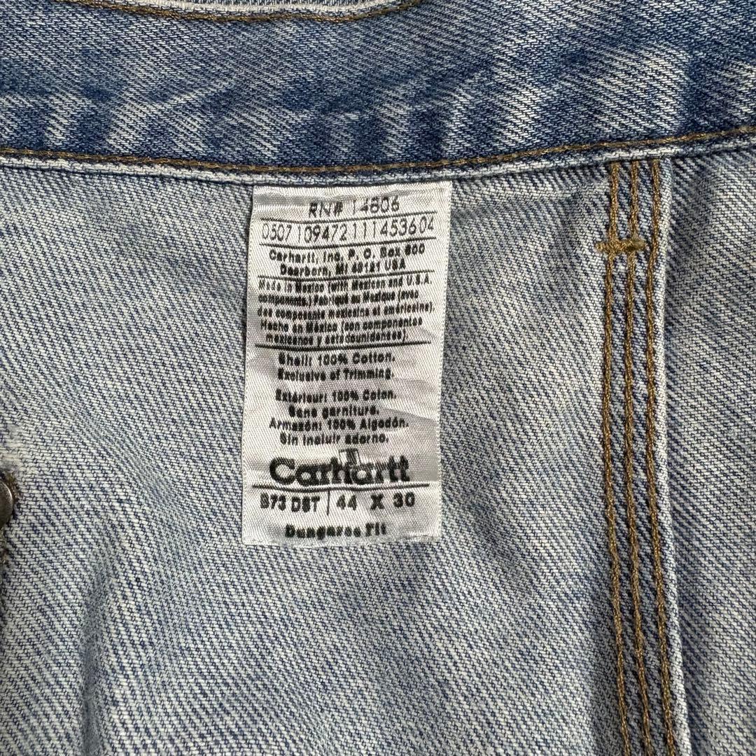【希少】00s Carhartt ダブルニーデニムペインターパンツW44 L30
