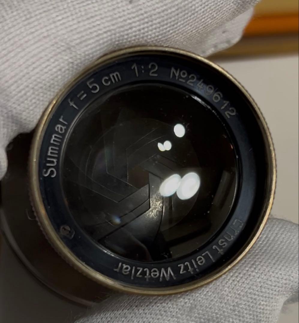 山崎ニッケルズマールLeica ライカ Summar 5cm F2