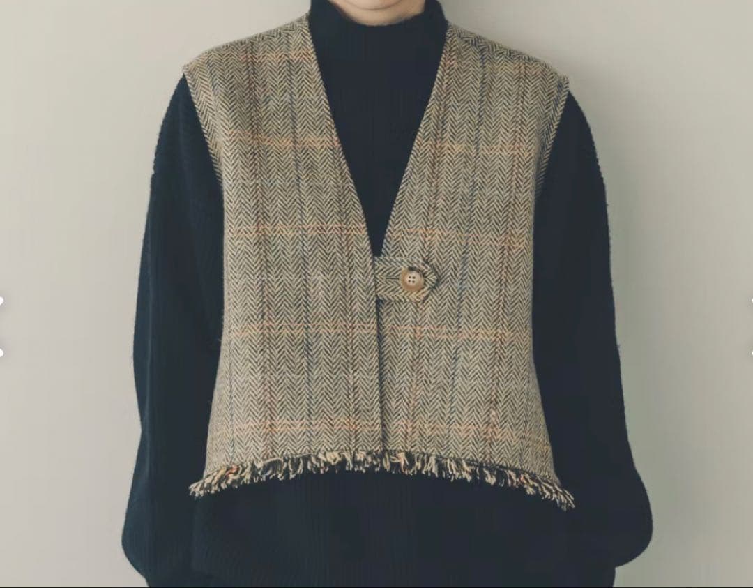 ツイードベスト　北欧暮らしの道具店