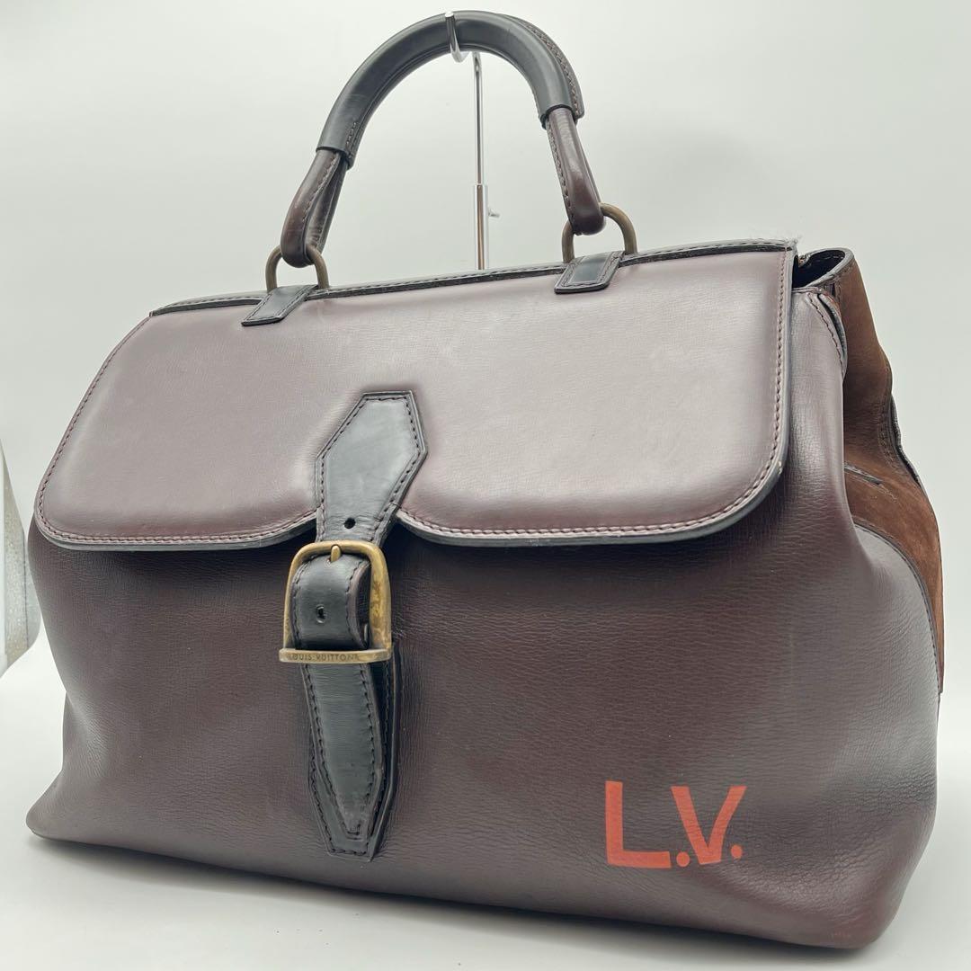 ルイヴィトン　ユタ ドクターズ バッグ ボストンバッグ ハンドバッグ ブラウン