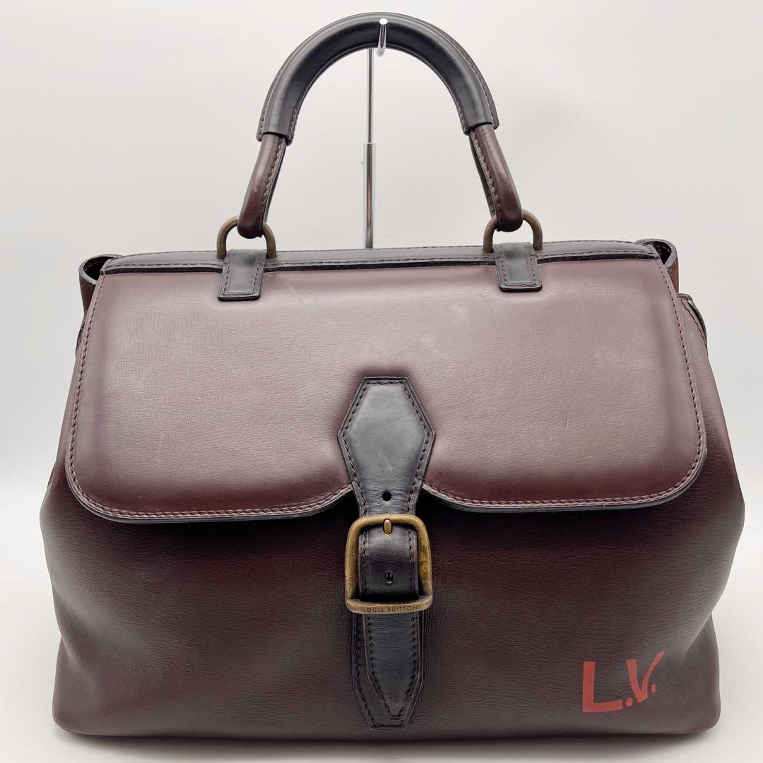 ルイヴィトン　ユタ ドクターズ バッグ ボストンバッグ ハンドバッグ ブラウン