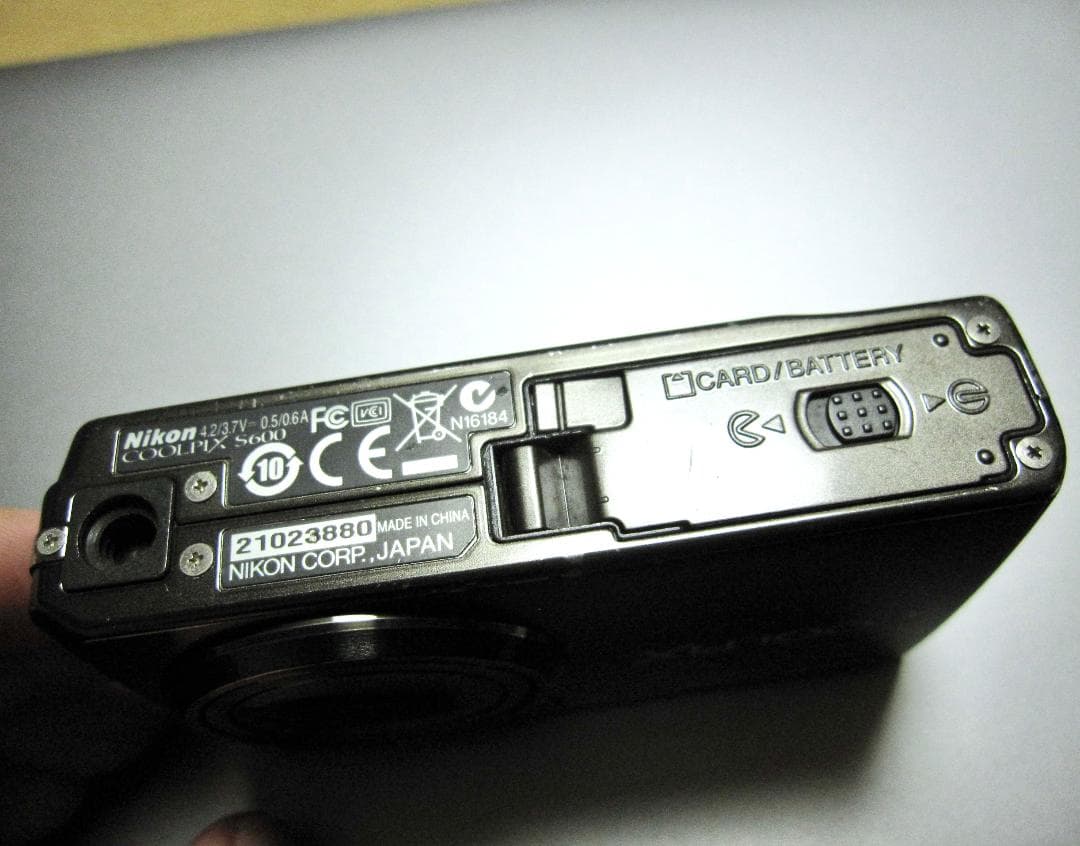 【撮影確認済み】Nikon COOLPIX S600 オールド コンデジ