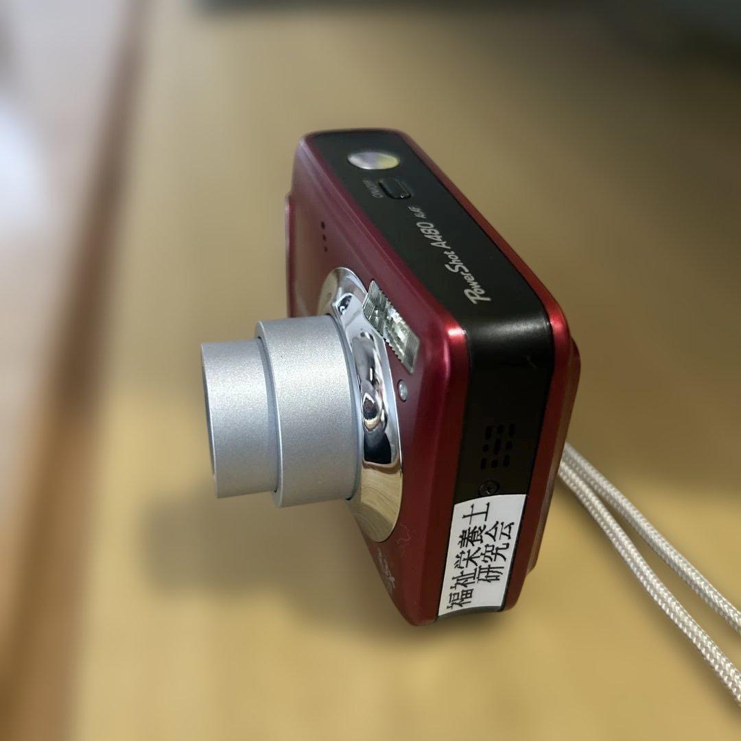RAKUDO 专用Canon PowerShot A480 レッド 単3電池駆動