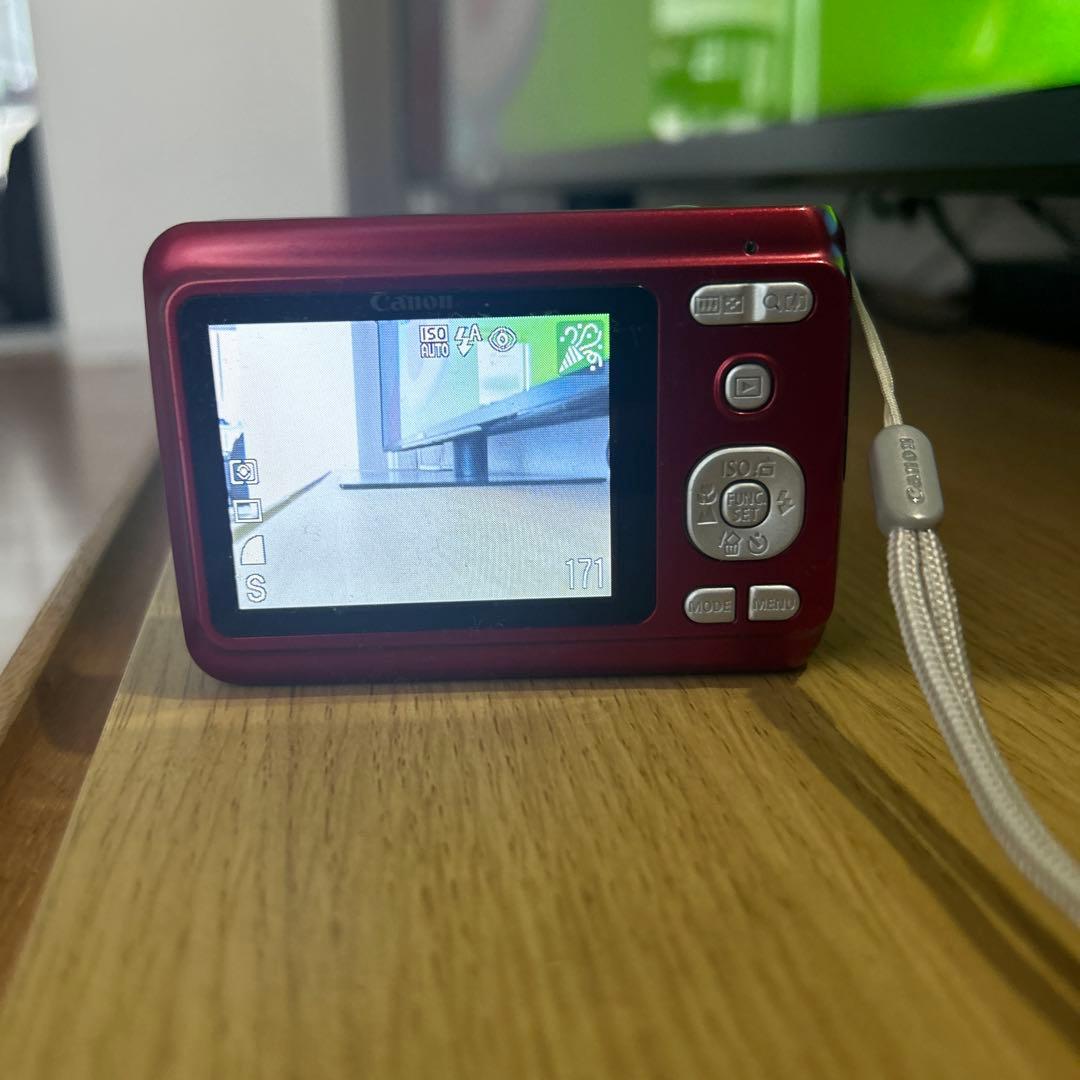 RAKUDO 专用Canon PowerShot A480 レッド 単3電池駆動